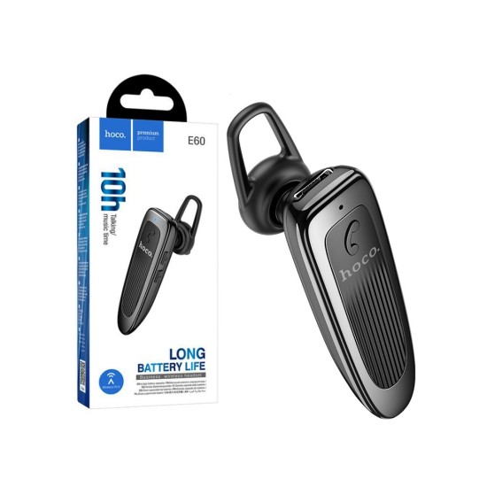 AURICULAR INALÁMBRICO HOCO E60 BRIGHTNESS CON MICRÓFONO 150MAH NEGRO